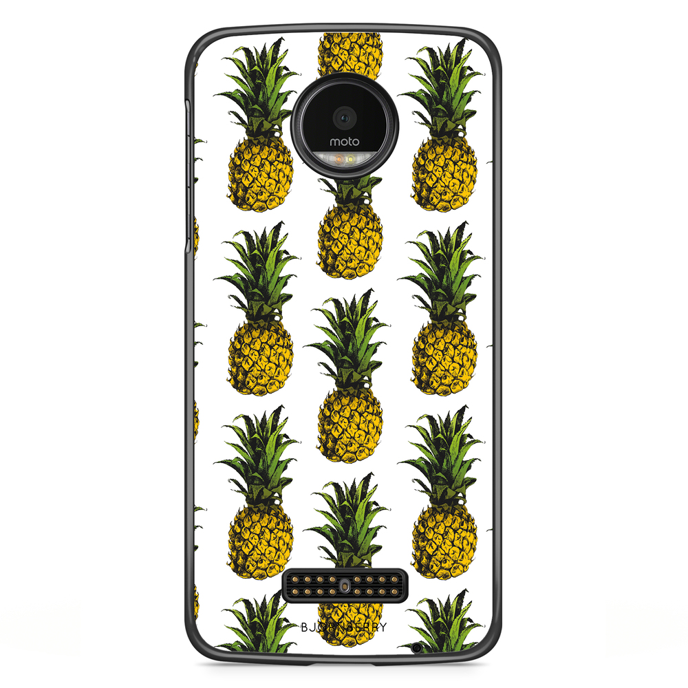 Moto Z2 Play Case - Pineapple Pattern