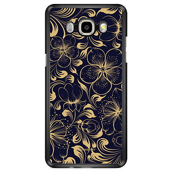 Samsung Galaxy J7 (2016) Case - Dark Blue Flowers