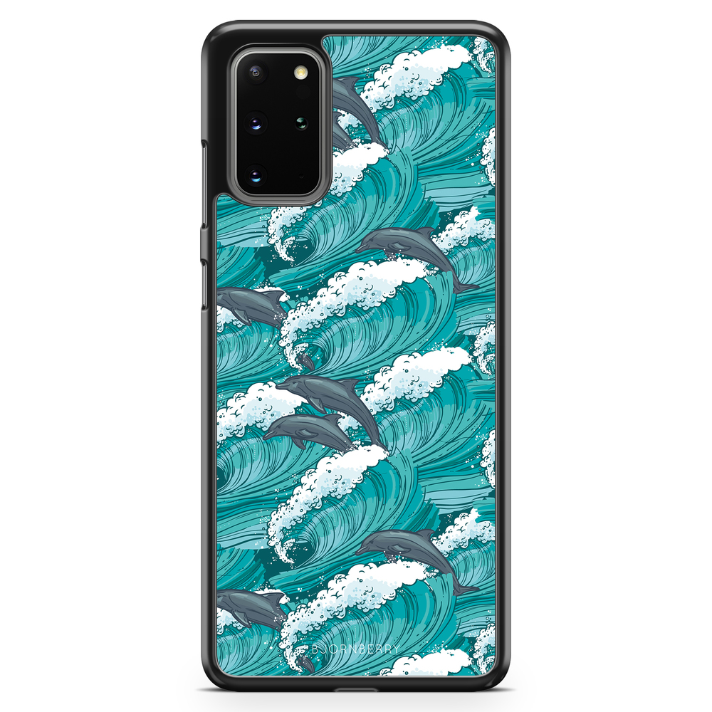 Samsung Galaxy S20 Plus Case - Waves And Dolphins