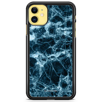 iPhone 11 Skal - Blå Marmor