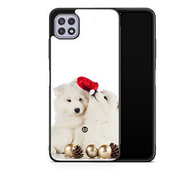Samsung Galaxy A22 4G Case - Christmas Dogs