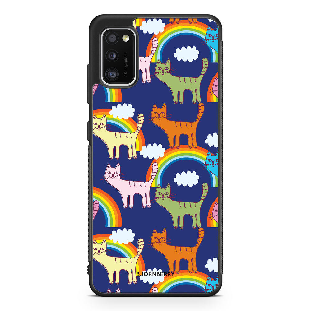 Samsung Galaxy A41 Case - Cats & Rainbows