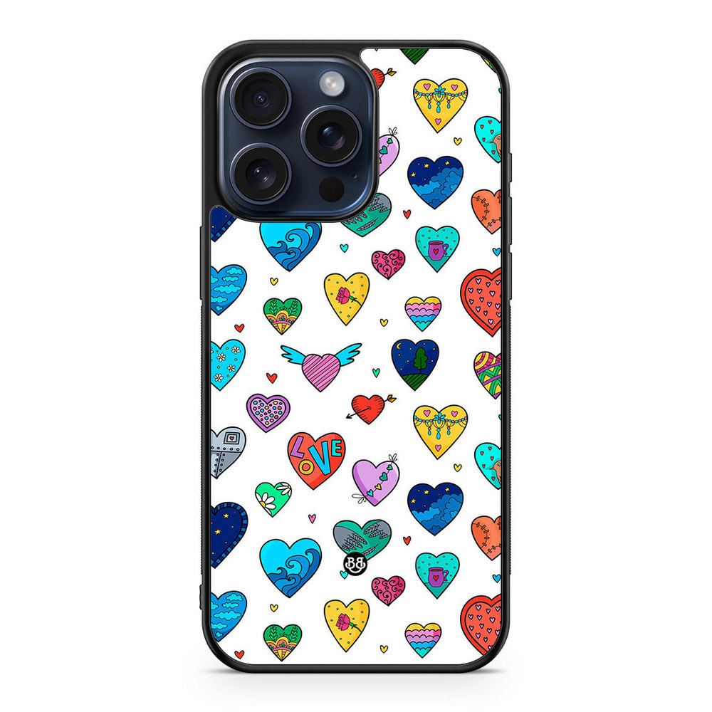 iPhone 15 Pro Max Case - Hearts