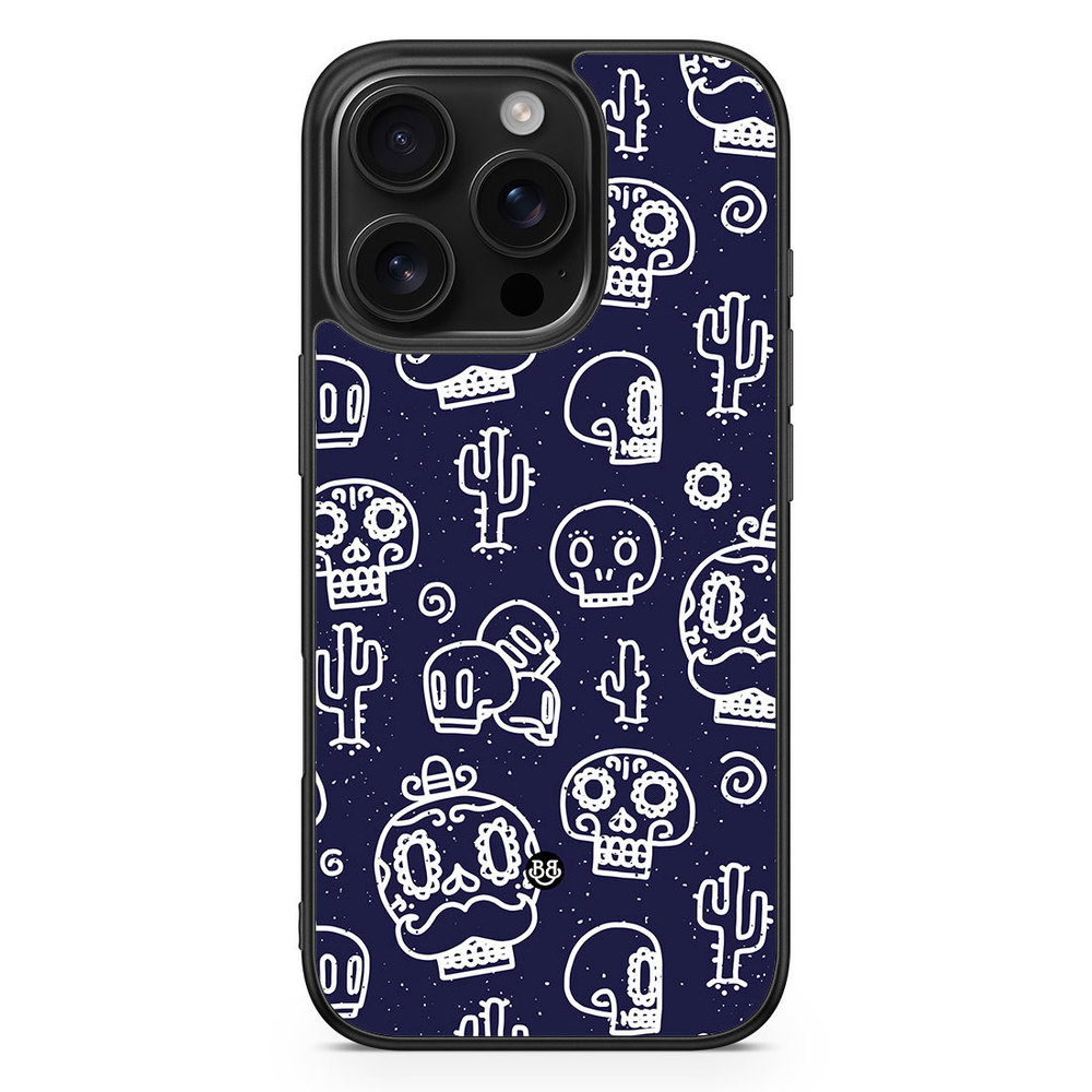 iPhone 16 Pro Case - Oldschool Skulls