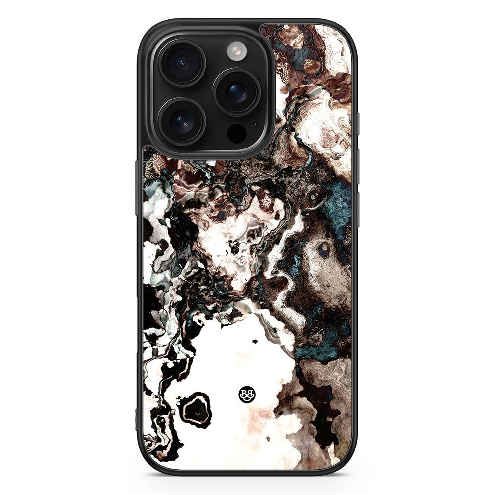 iPhone 16 Pro Case - Marble Brown