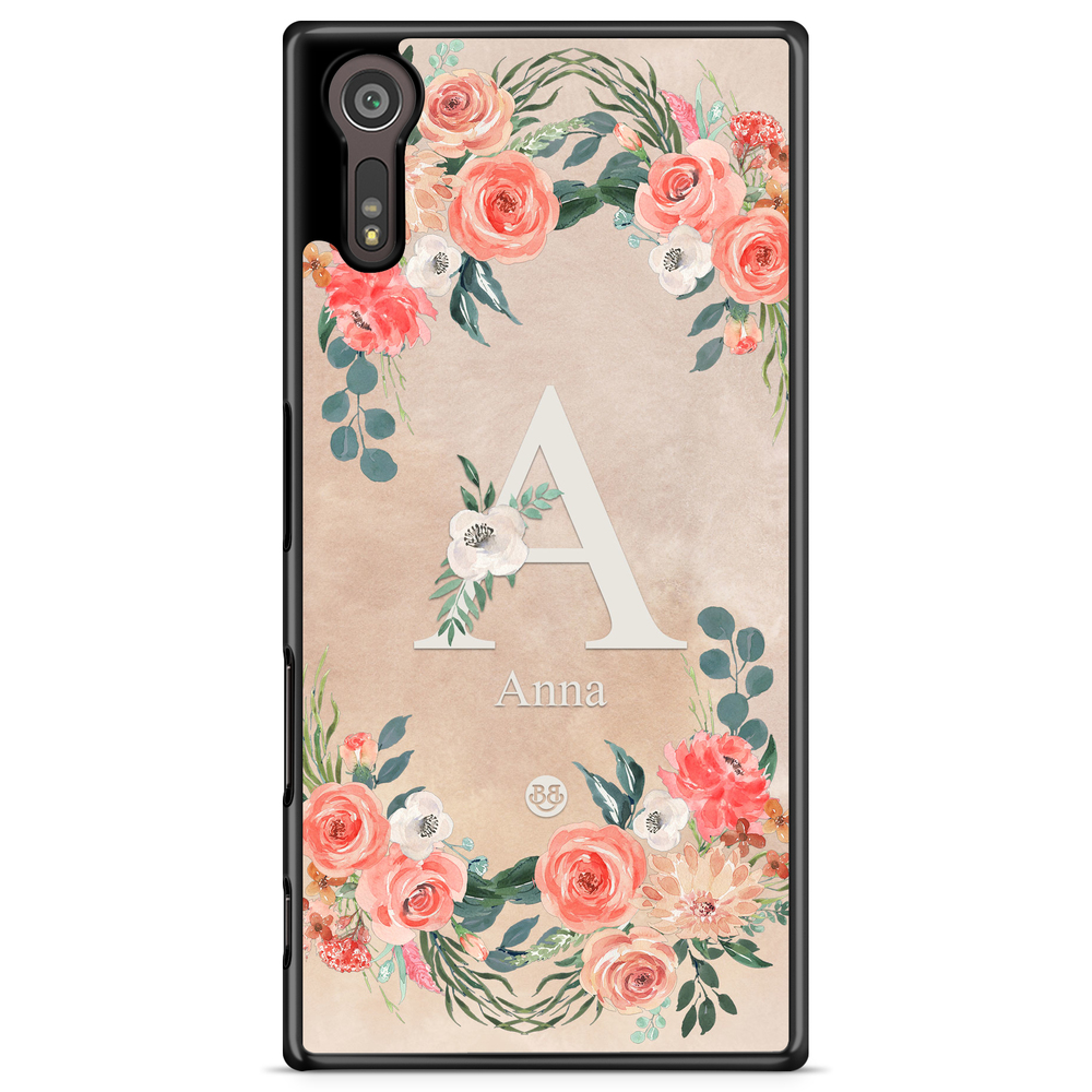 Sony Xperia XZ / XZs Case Custom - Monogram Sand