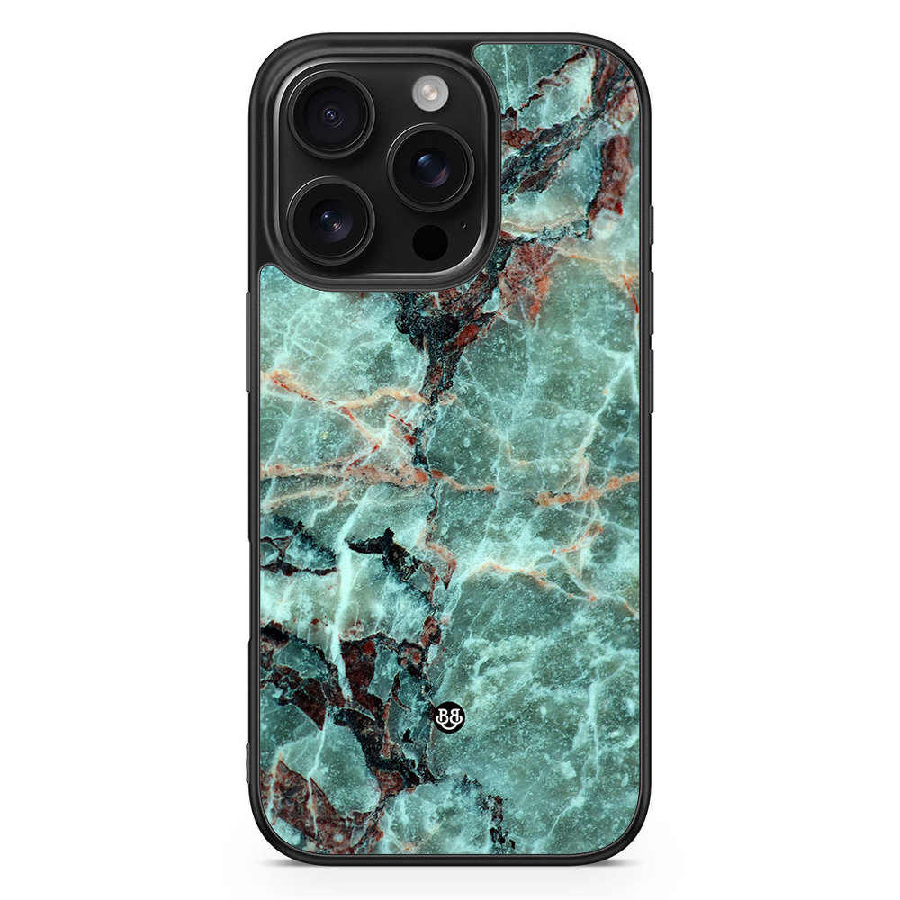 iPhone 16 Pro Case - Green Marble