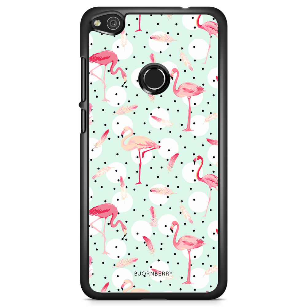 Huawei Honor 8 Lite Case - Flamingos