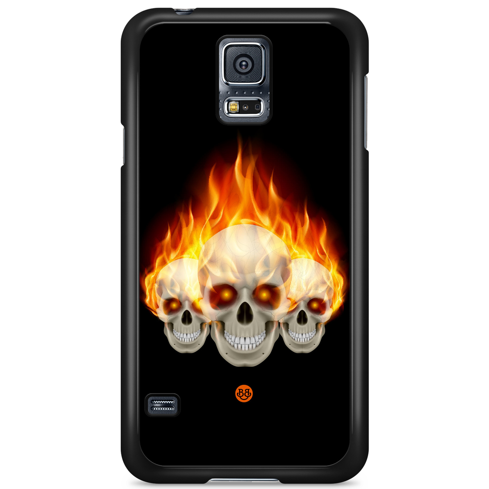 Samsung Galaxy S5/S5 NEO Case - Flames Skulls
