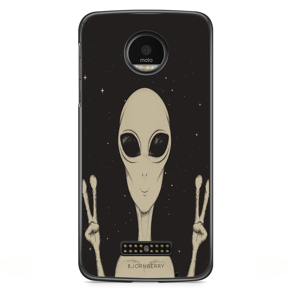 Moto Z2 Play Case - Peace Alien