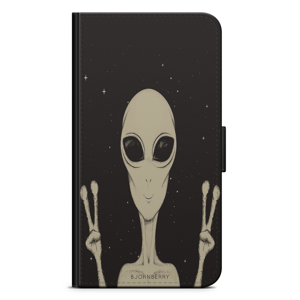 Huawei Mate 10 Lite Wallet Case - Peace Alien