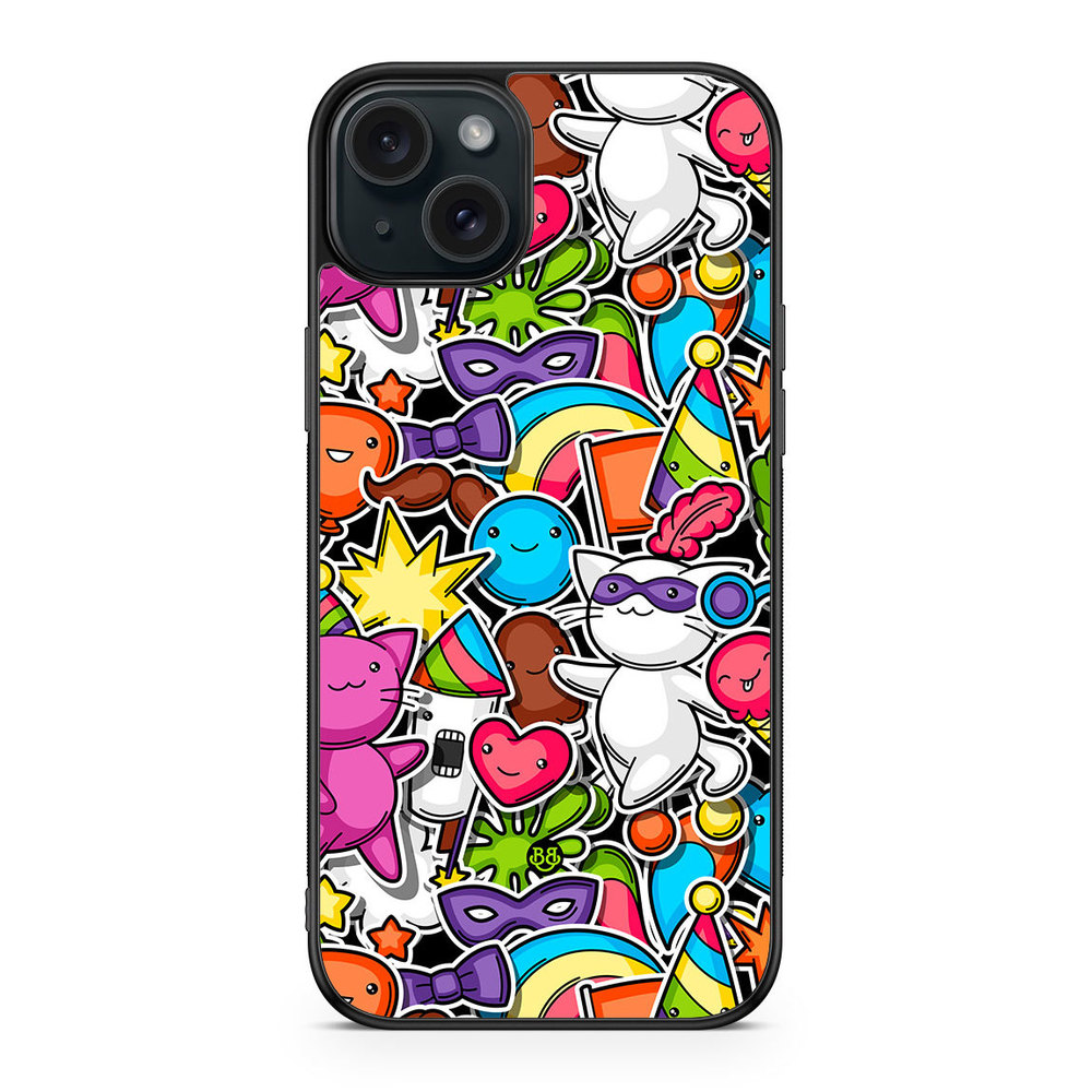 iPhone 15 Plus Case - Cute Sticker