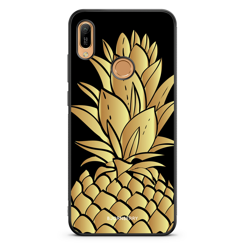 Huawei Y6 2019 Case - Gold Pineapple