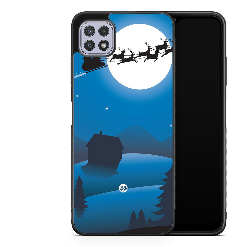 Samsung Galaxy A22 4G Case - Festive Sleigh
