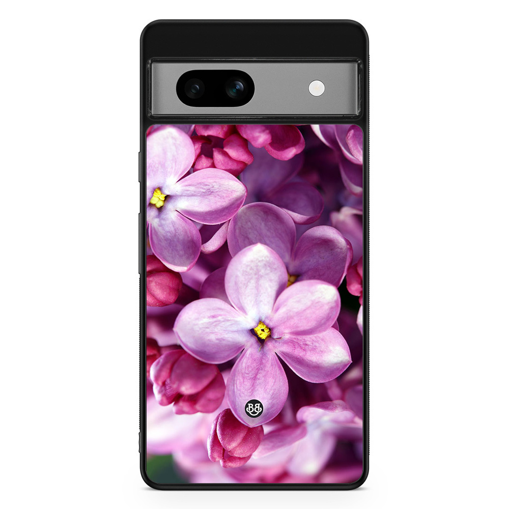 Google Pixel 7a Case - Purple Spring Flower