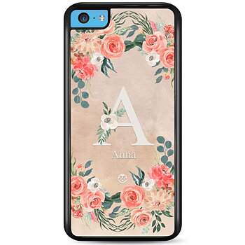 iPhone 5C Skal Custom - Monogram Sand