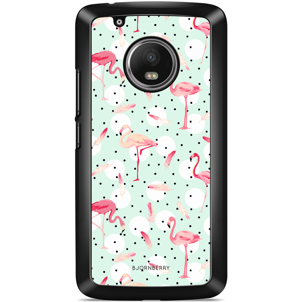 Moto G5 Plus Case - Flamingos