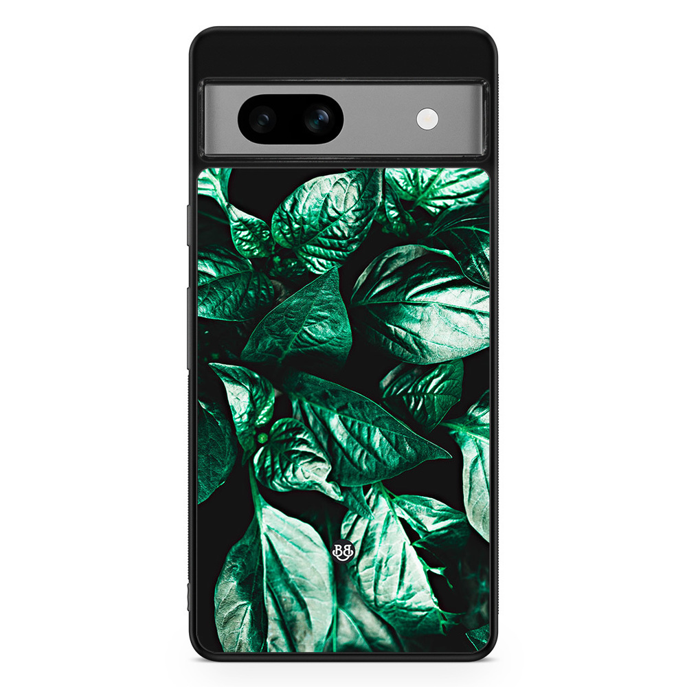 Google Pixel 7a Case - Green Leaves