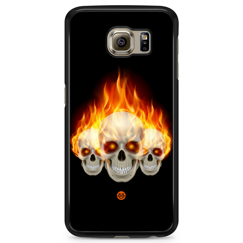 Samsung Galaxy S6 Edge+ Case - Flames Skulls