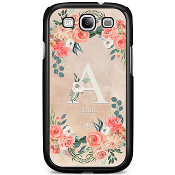 Samsung Galaxy S3 Mini Case Custom - Monogram Sand
