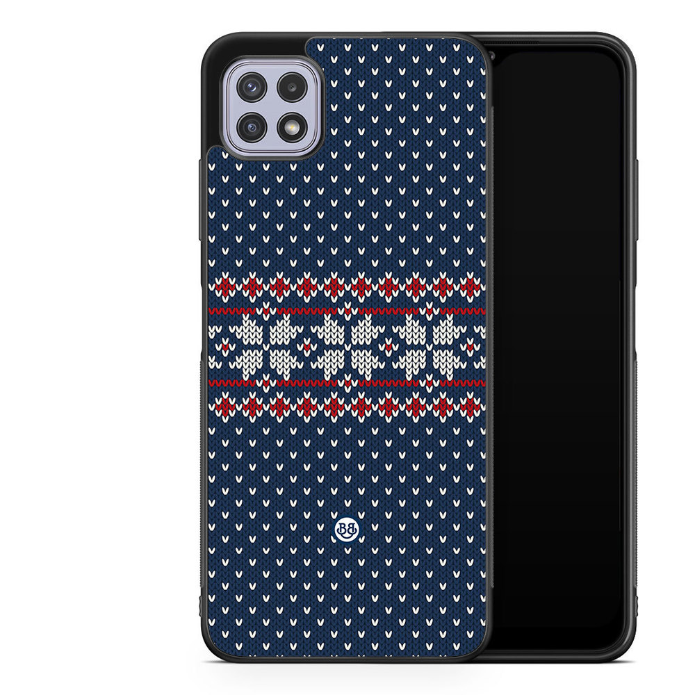 Samsung Galaxy A22 4G Case - Knitted Xmas