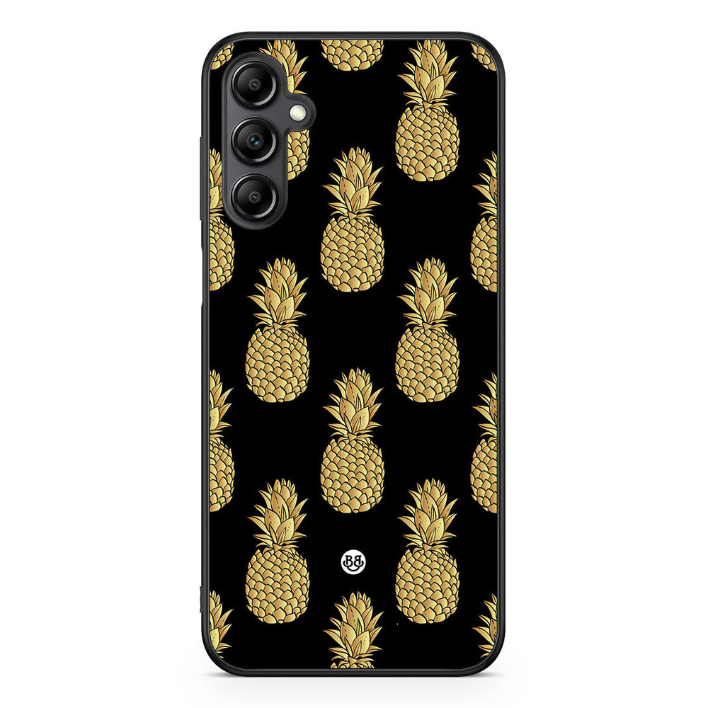 Samsung Galaxy A14 4G/5G Case - Gold Pineapples