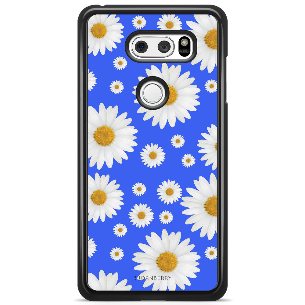 LG V30 Case - Blue Daisy Flowers