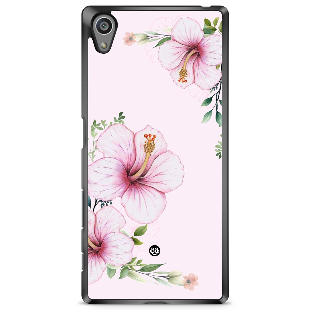 Sony Xperia Z5 Premium Case - WILD BLOOM - Soft Hibiscus