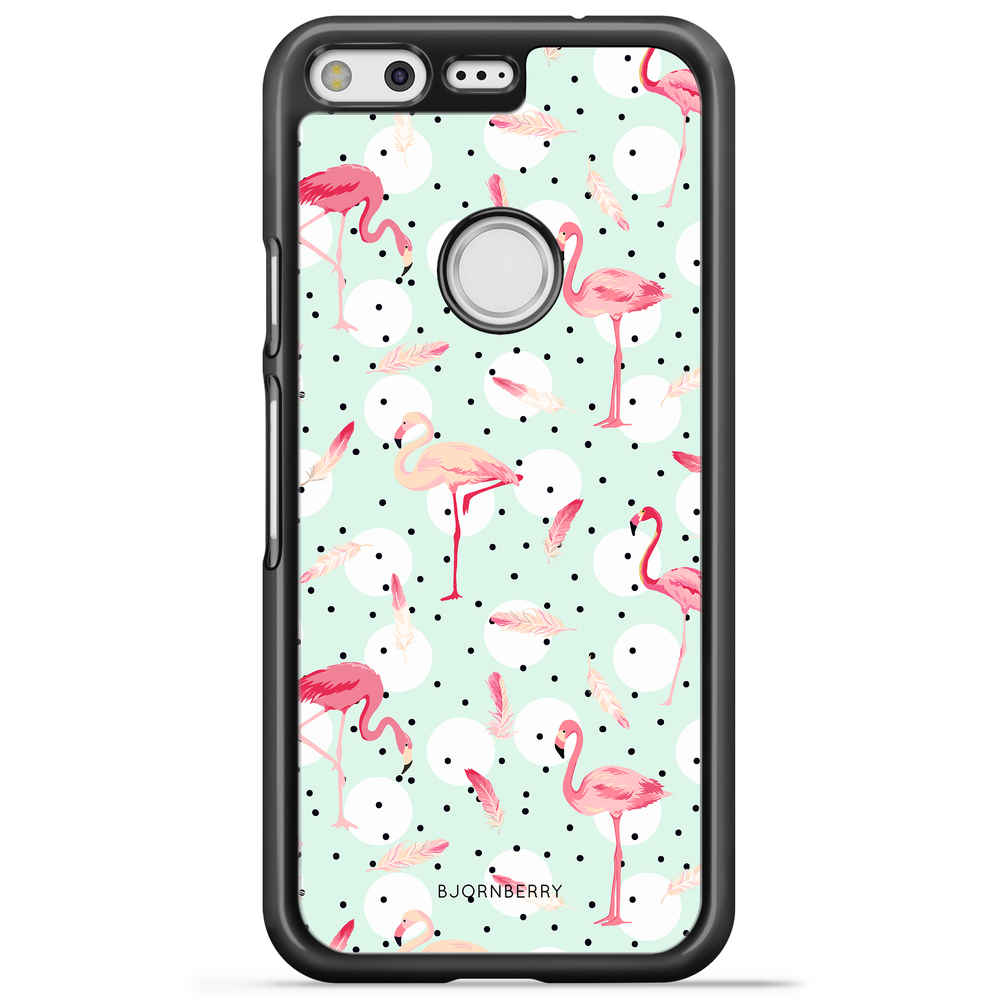 Google Pixel Case - Flamingos