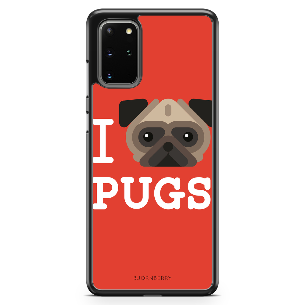 Samsung Galaxy S20 Plus Case - I Love Pugs