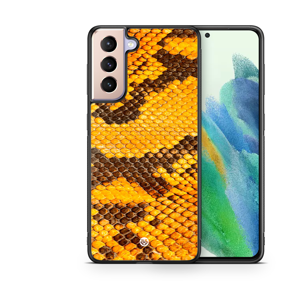 Samsung Galaxy S21 FE 5G Case - Yellow Snake