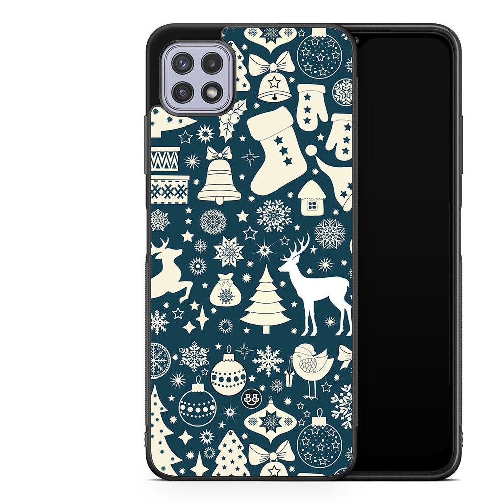 Samsung Galaxy A22 4G Case - Reindeers & Spruces