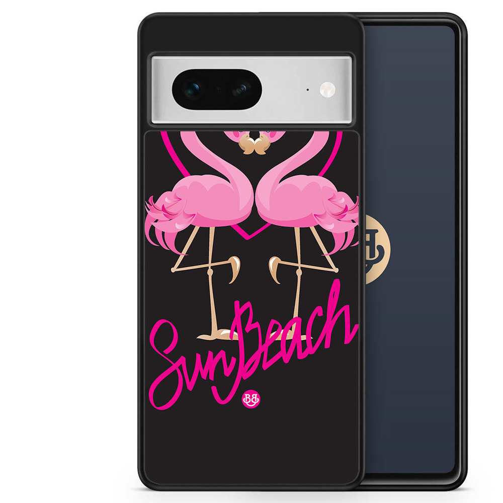 Google Pixel 7 Case - Sun Beach Flamingo