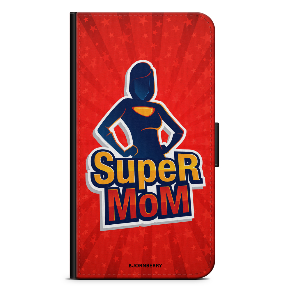 Samsung Galaxy A12 Plånboksfodral - Super mom 2 | Mobilskal & Mobilfodral BJORNBERRY