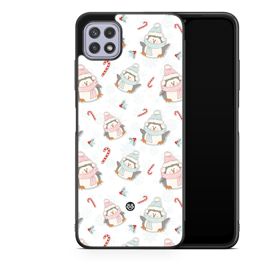 Samsung Galaxy A22 4G Case - Christmas Penguins