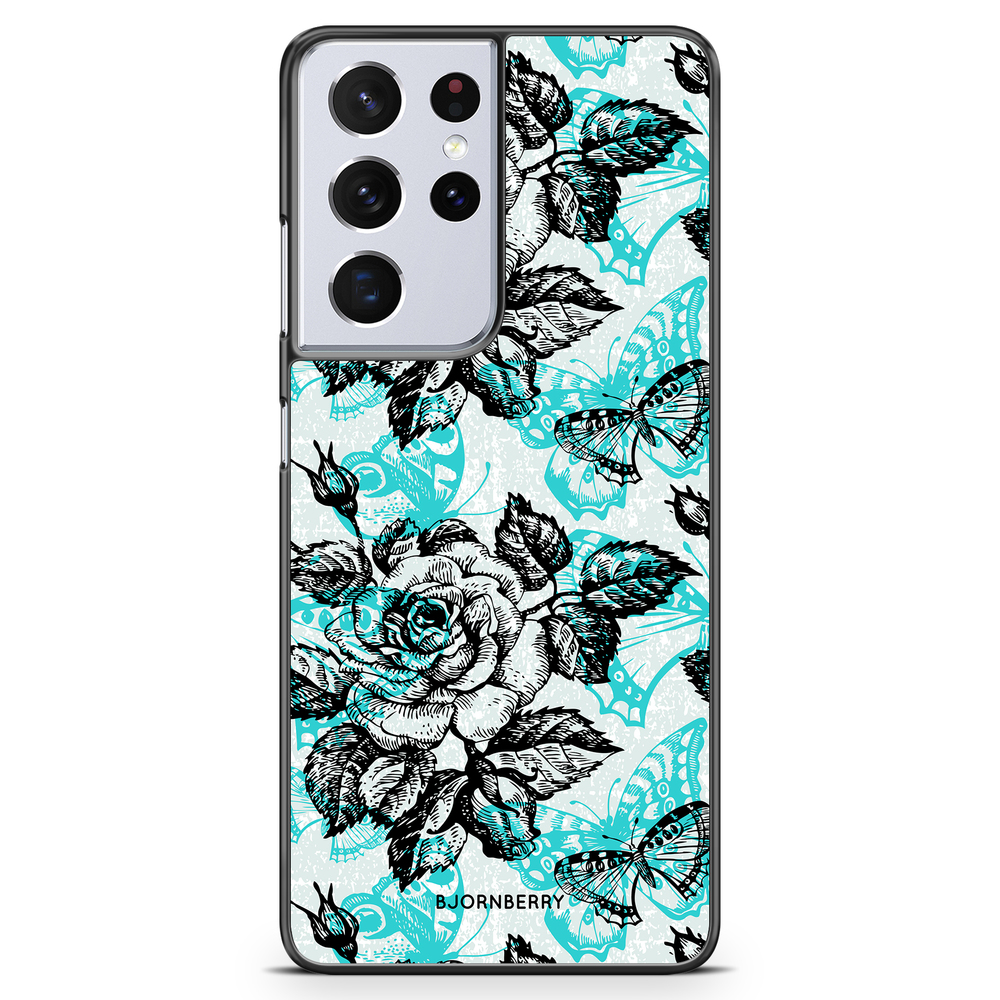 Samsung Galaxy S21 Ultra Case - Roses & Butterflies