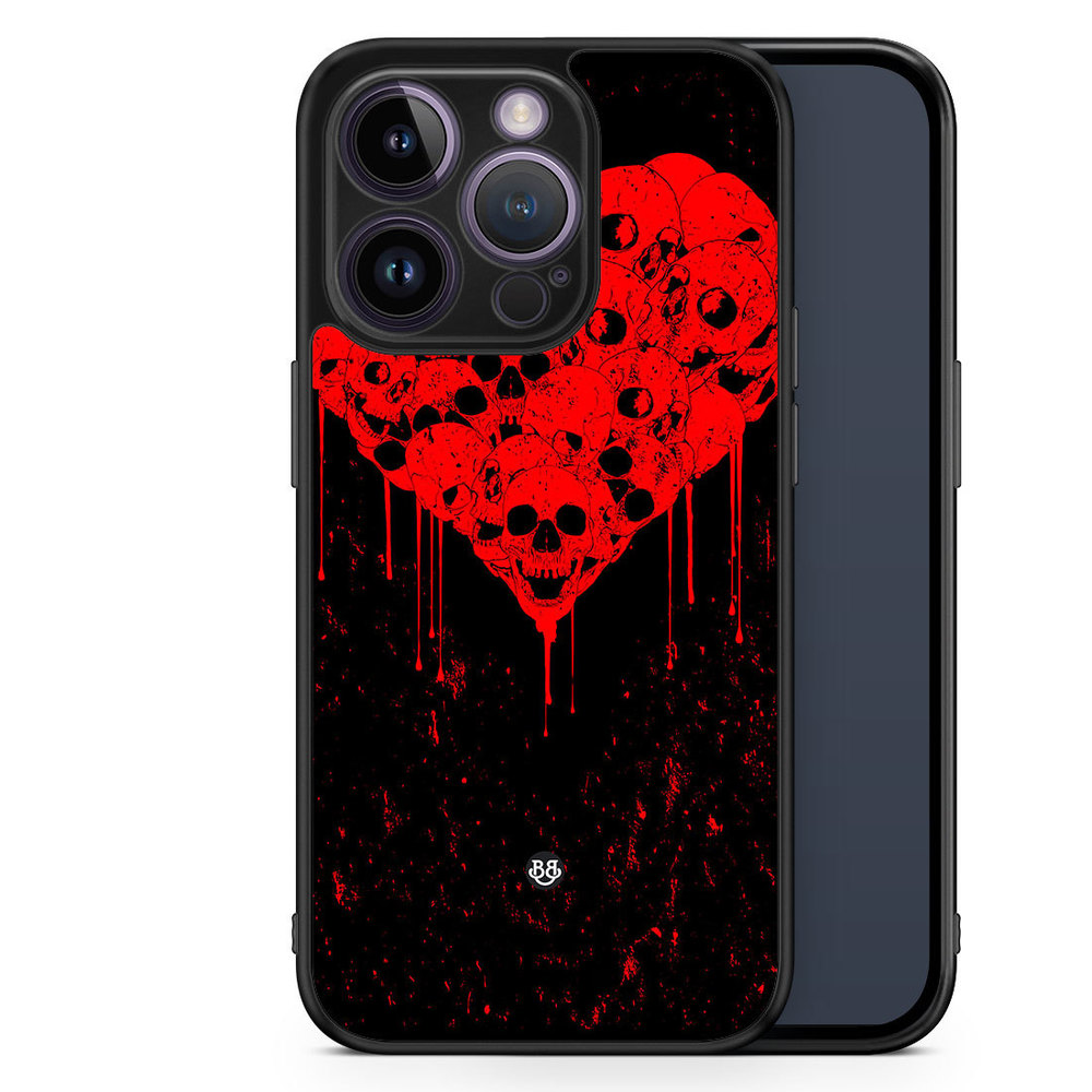 iPhone 14 Pro Case - Skull Heart