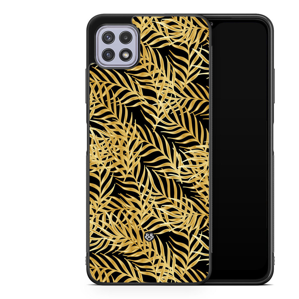 Samsung Galaxy A22 4G Case - Gold Palm