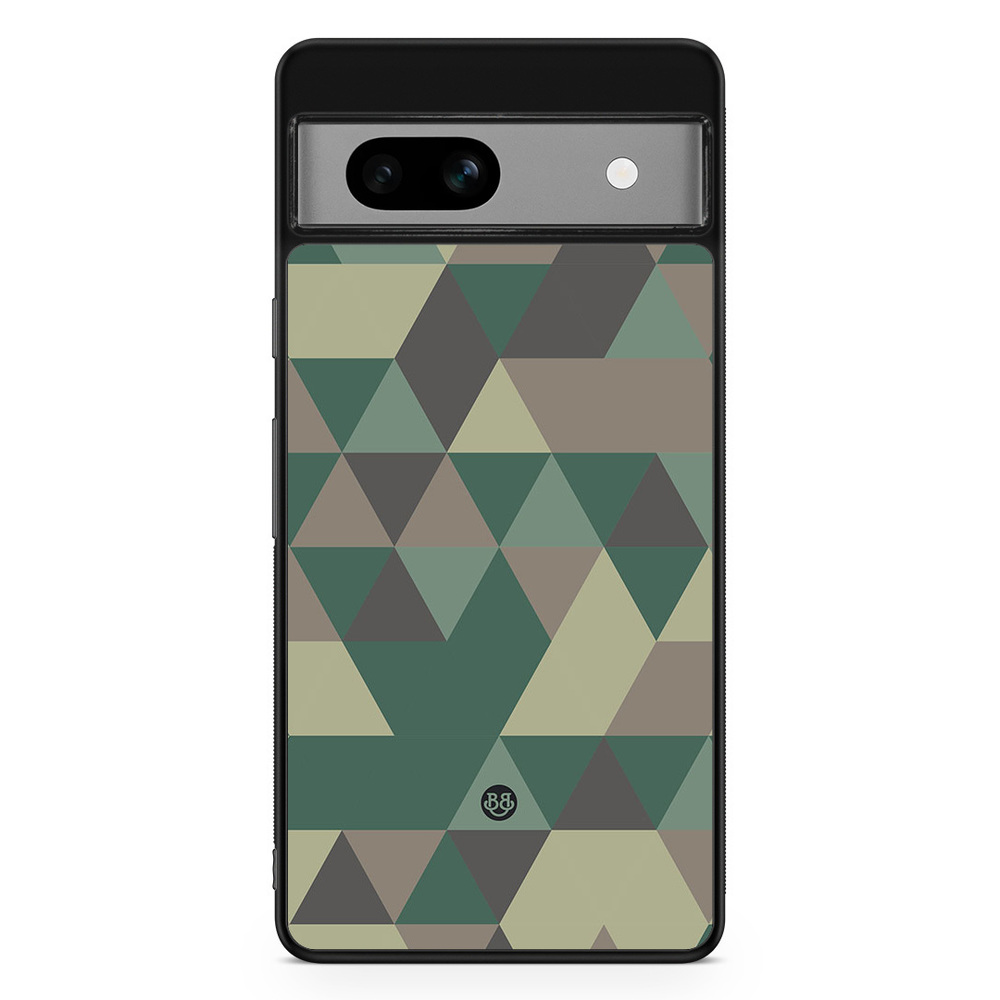 Google Pixel 7a Case - Camo Triangle