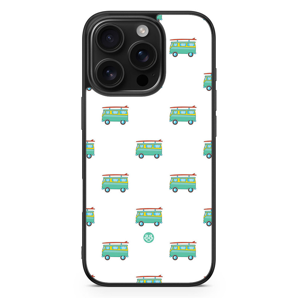 iPhone 16 Pro Case - Surfboard pattern