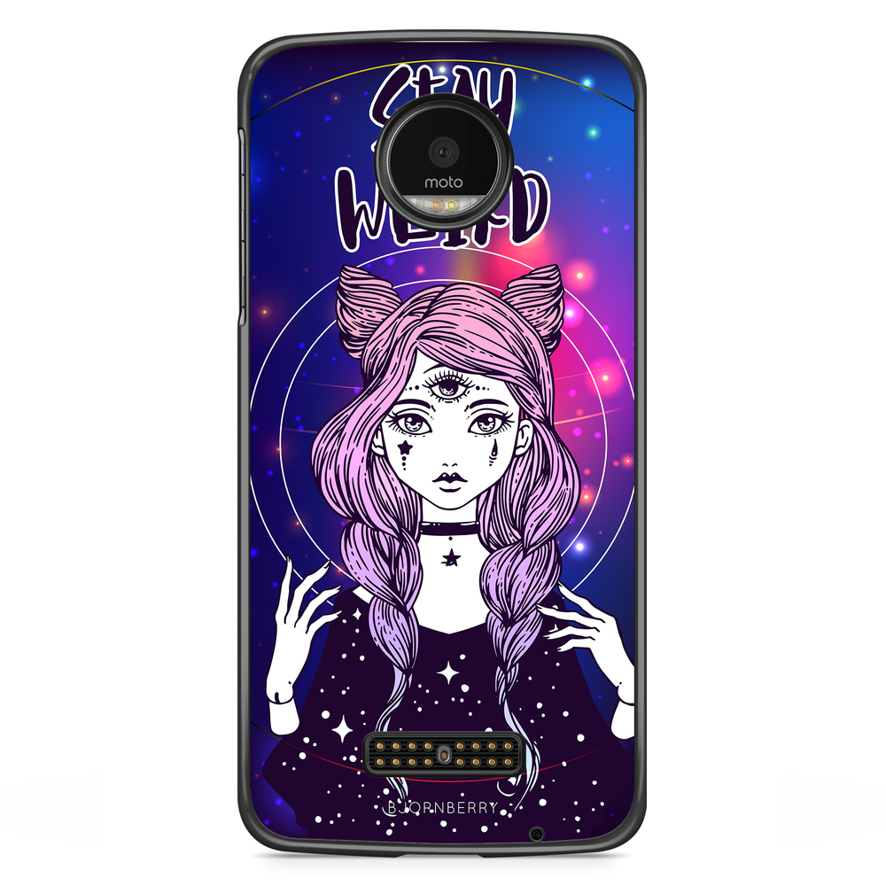 Moto Z2 Play Case - Stay Weird
