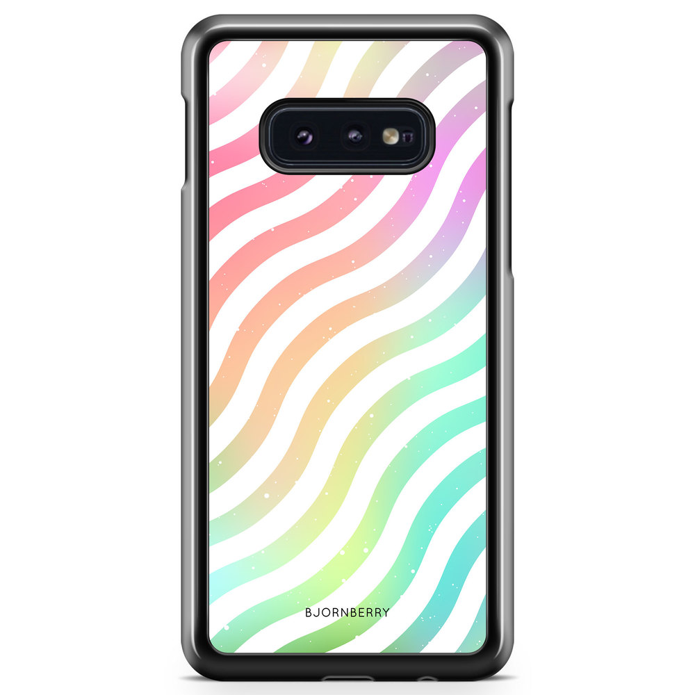 Samsung Galaxy S10e Case - Wavy Rainbow