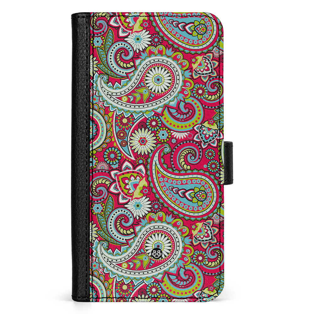 iPhone 16 Plus Fodral - Red Paisley