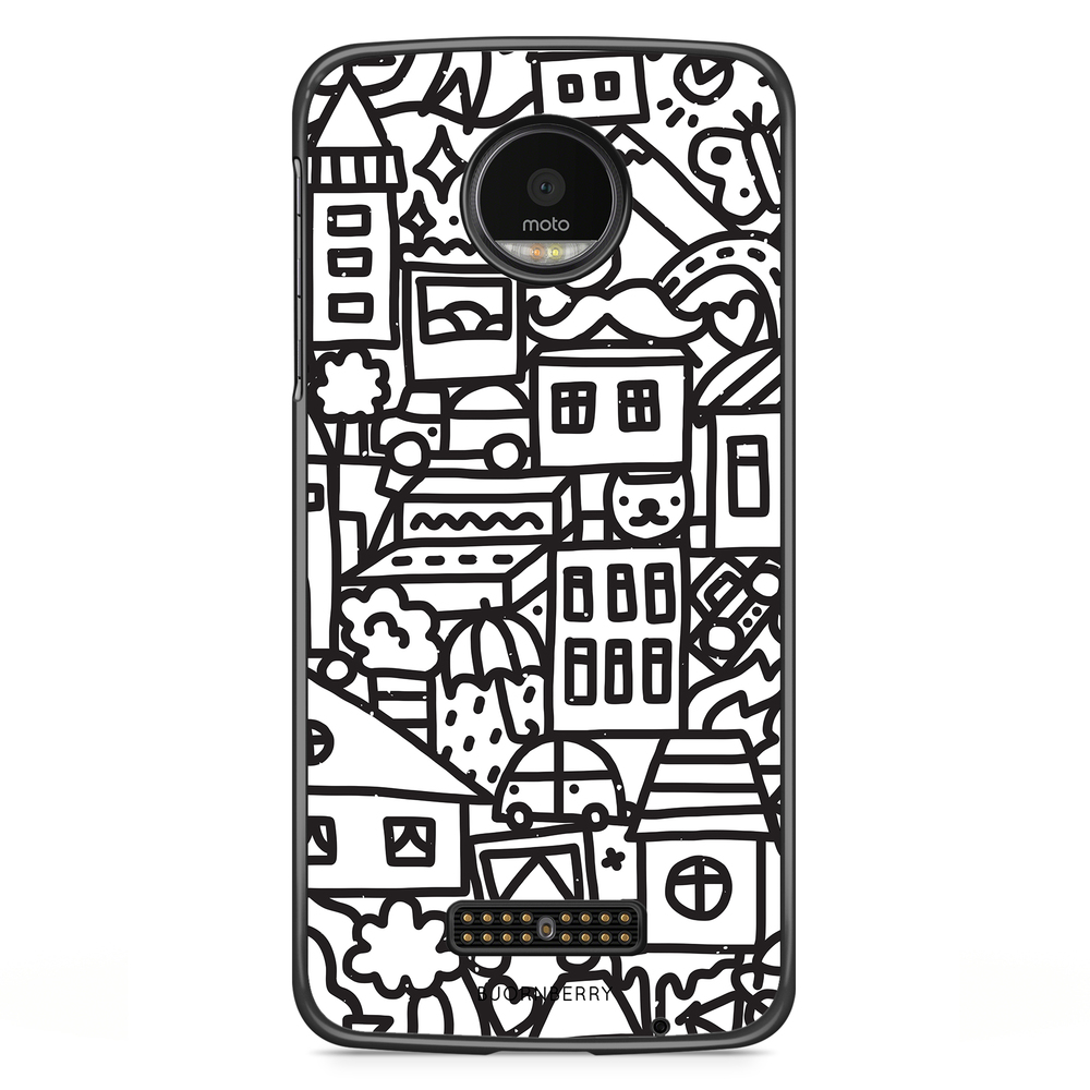 Moto Z2 Play Case - City Life