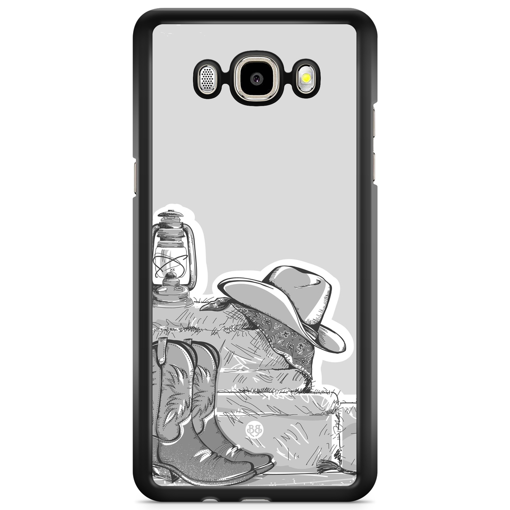 Samsung Galaxy J3 (2016) Case - Western Black/White