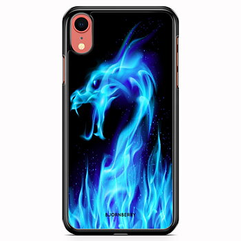 iPhone XR Case - Blue Flames Dragon