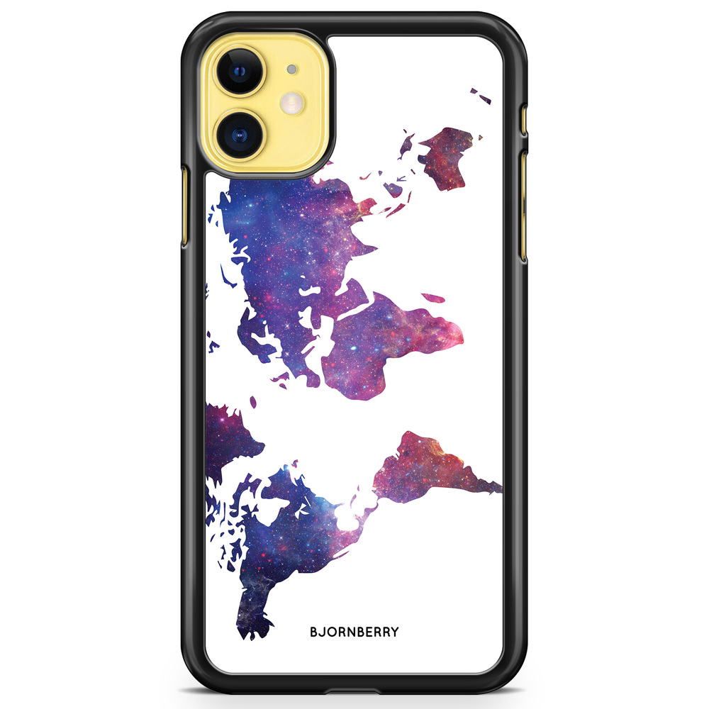 iPhone 11 Skal - Världkarta Rymd