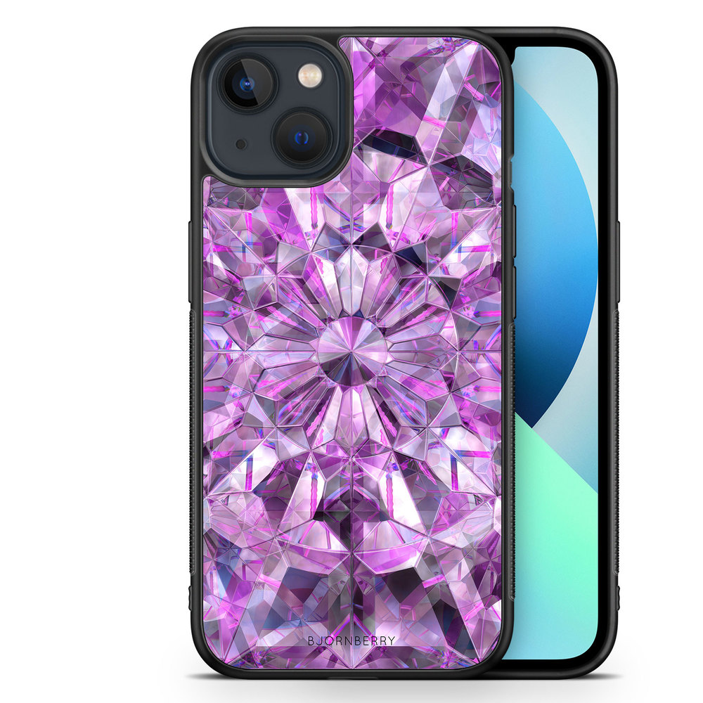 iPhone 13 Mini Case - Purple Crystals