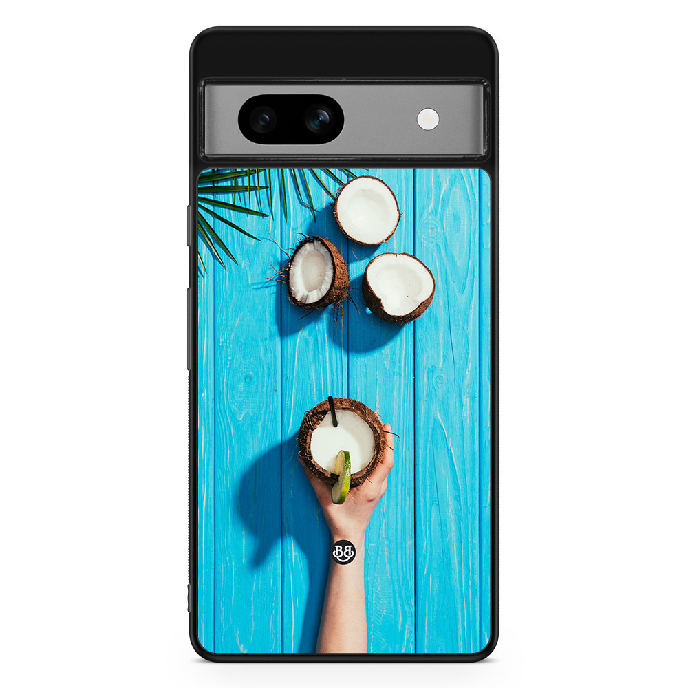 Google Pixel 7a Case - Coconut Drink