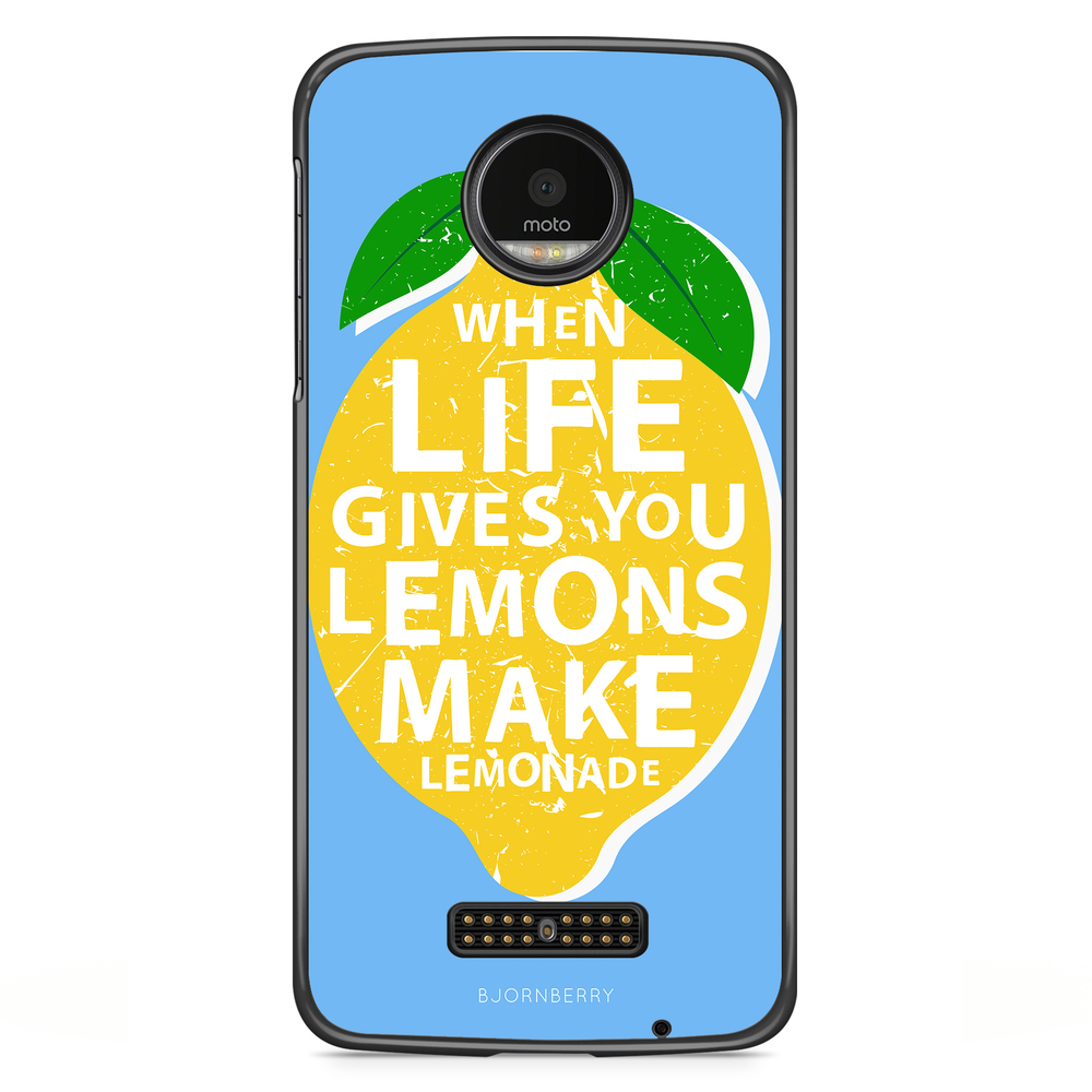 Moto Z2 Play Case - Lemon Quote